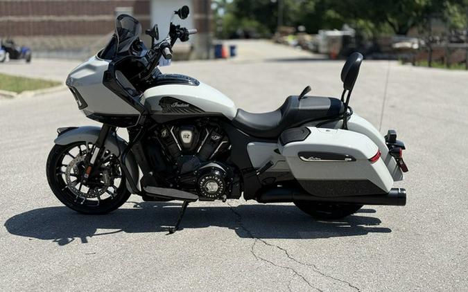 2026 Indian Challenger Dark Horse 112 w/PowerBand Audio Chalk with Black Metallic