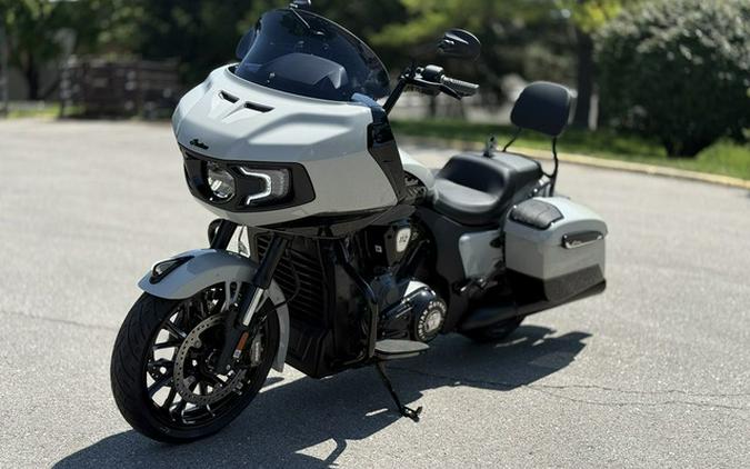 2026 Indian Challenger Dark Horse 112 w/PowerBand Audio Chalk with Black Metallic