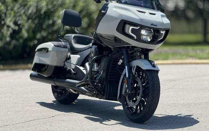 2026 Indian Challenger Dark Horse 112 w/PowerBand Audio Chalk with Black Metallic