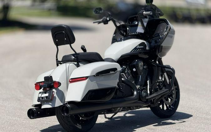 2026 Indian Challenger Dark Horse 112 w/PowerBand Audio Chalk with Black Metallic