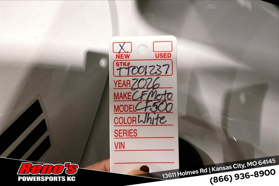 2026 CFMOTO CFORCE 500