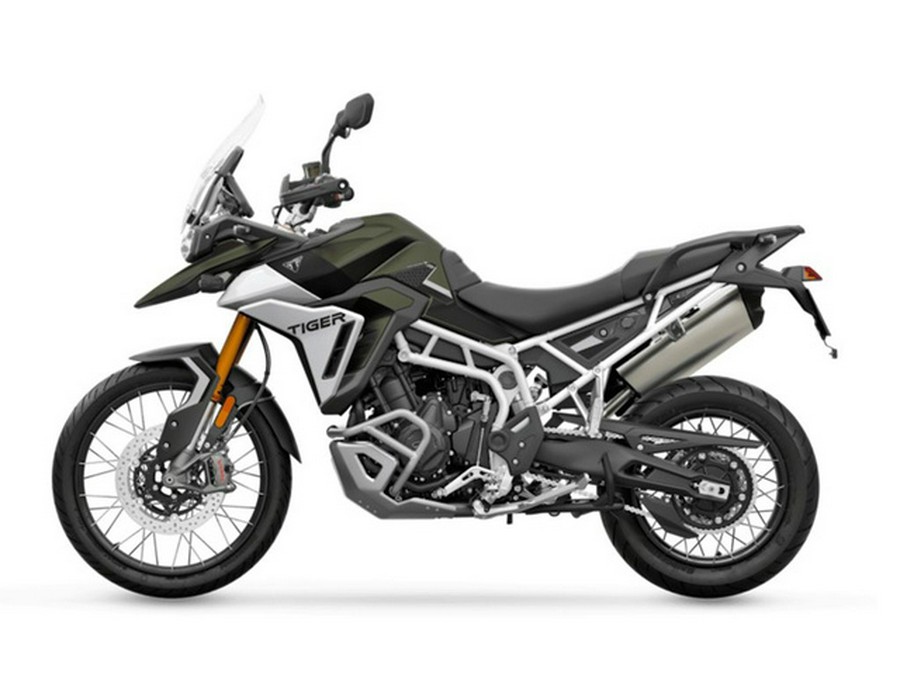 2025 Triumph Tiger 900 Rally Pro Matte Khaki Green / Matte Phan