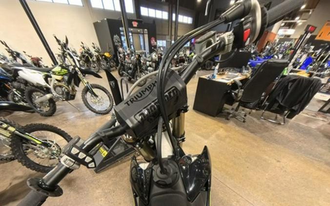 2025 Triumph TF 250-X Jet BlackPure White