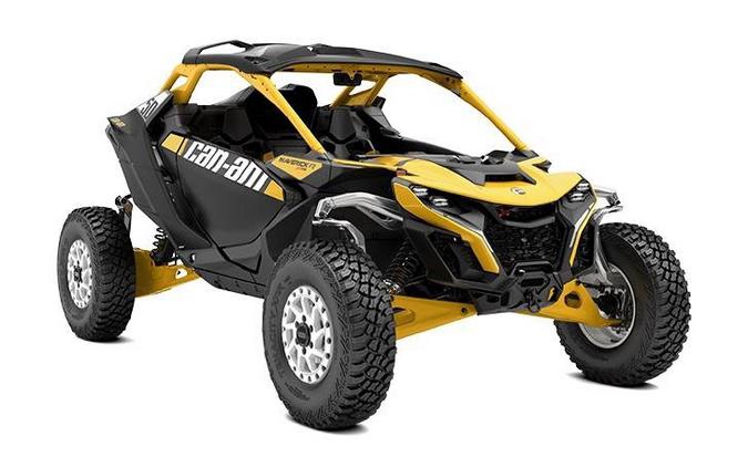 2024 Can-Am Maverick R X RS With Smart-Shox Black & Yellow