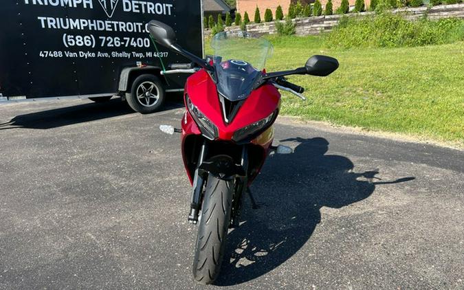 2025 Triumph Daytona 660 Carnival Red/Sapphire Black 660