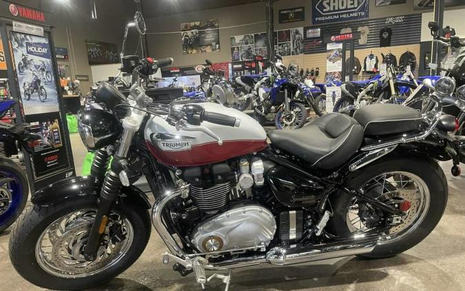 2025 Triumph Bonneville Speedmaster Snowdonia Cranberry Red