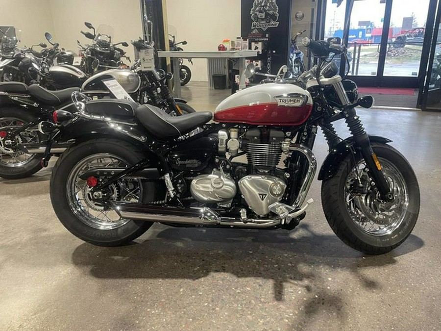2025 Triumph Bonneville Speedmaster Snowdonia Cranberry Red