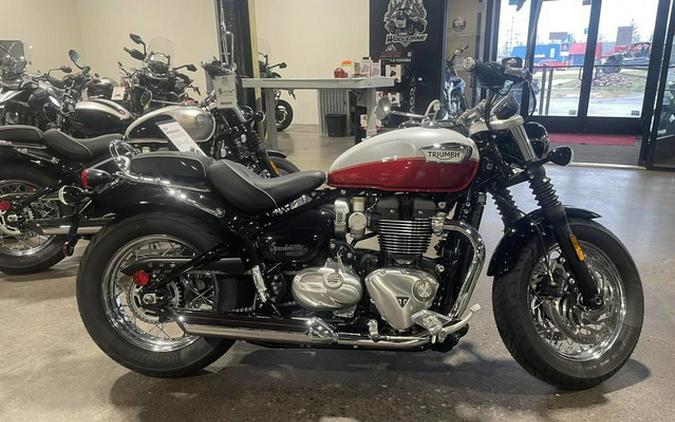 2025 Triumph Bonneville Speedmaster Snowdonia Cranberry Red