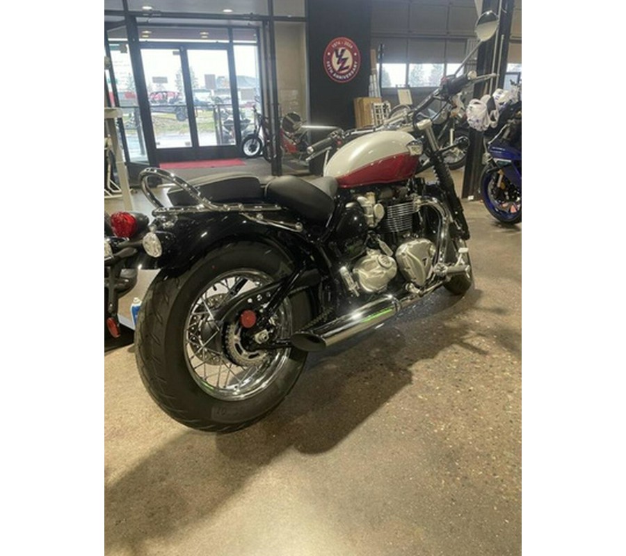 2025 Triumph Bonneville Speedmaster Snowdonia Cranberry Red