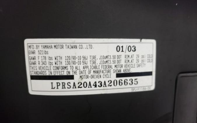 2003 Yamaha Zuma