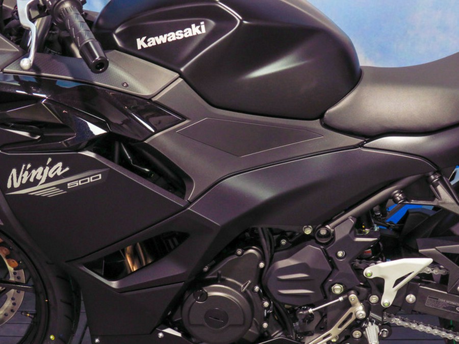 2026 Kawasaki Ninja 500 ABS Metallic Flat Spark Black