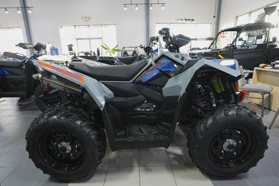 2024 Polaris Industries SCRAMBLER 850 - STORM GRAY/RADAR BLUE