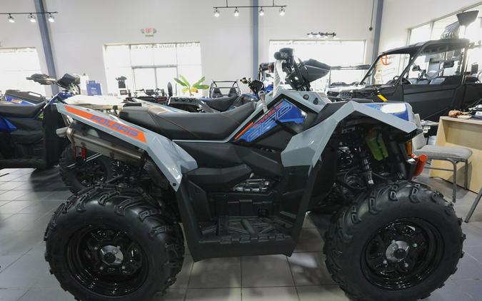 2024 Polaris Industries SCRAMBLER 850 - STORM GRAY/RADAR BLUE