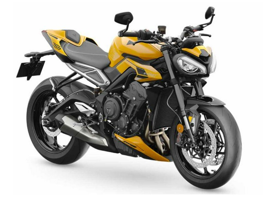 2024 Triumph Street Triple 765 RS Cosmic Yellow