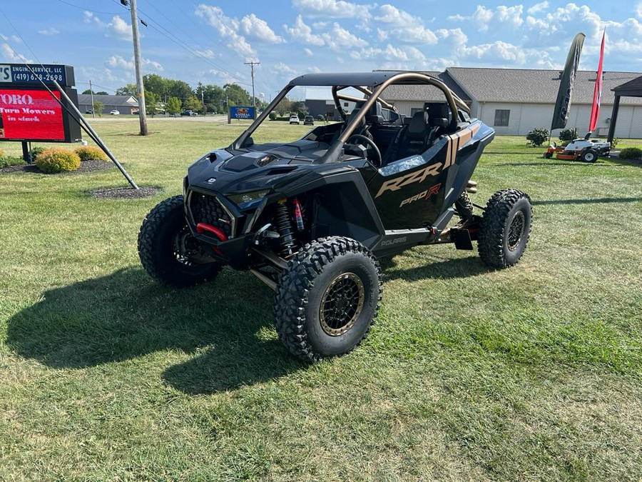 2025 Polaris Industries RZR Pro R Ultimate Black Crystal and Shadow Bronze