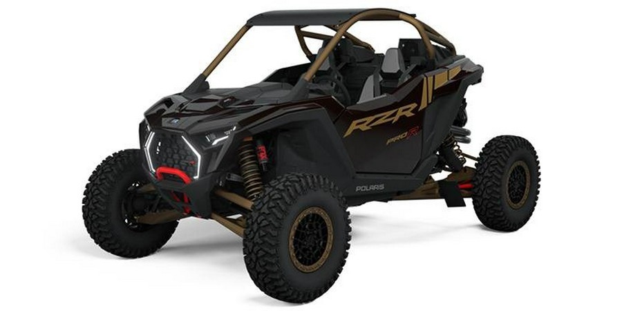 2025 Polaris Industries RZR Pro R Ultimate Black Crystal and Shadow Bronze