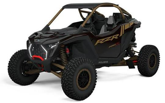 2025 Polaris Industries RZR Pro R Ultimate Black Crystal and Shadow Bronze