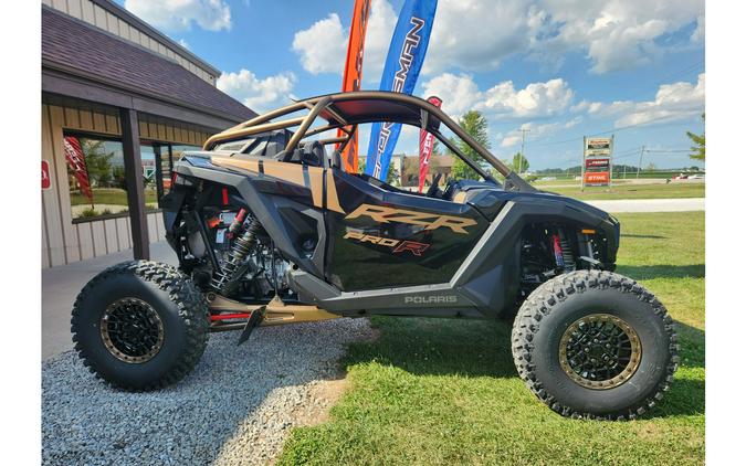 2025 Polaris Industries RZR Pro R Ultimate Black Crystal and Shadow Bronze