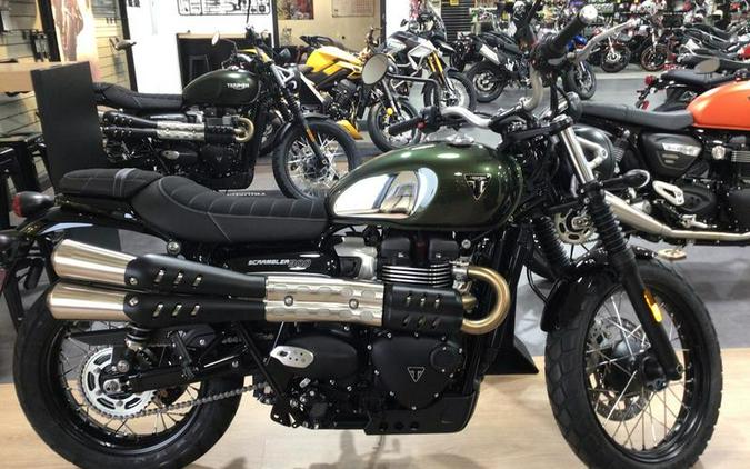 2023 Triumph Scrambler 900 Chrome Edition Brooklands Green