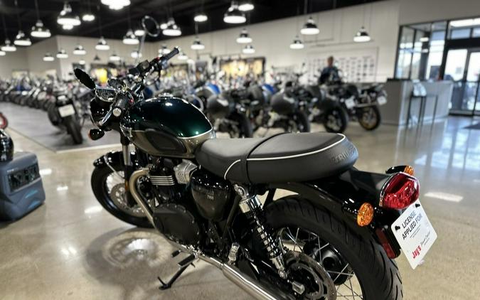 2024 Triumph Bonneville T100 Competition Green/Ironstone