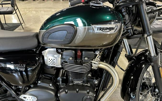 2024 Triumph Bonneville T100 Competition Green/Ironstone