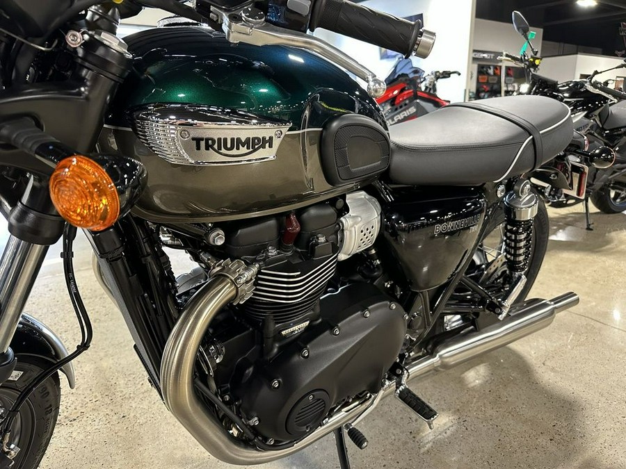 2024 Triumph Bonneville T100 Competition Green/Ironstone