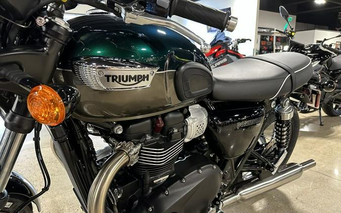 2024 Triumph Bonneville T100 Competition Green/Ironstone