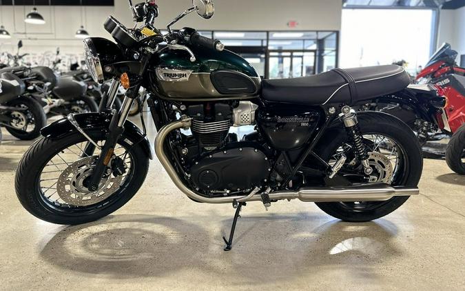 2024 Triumph Bonneville T100 Competition Green/Ironstone