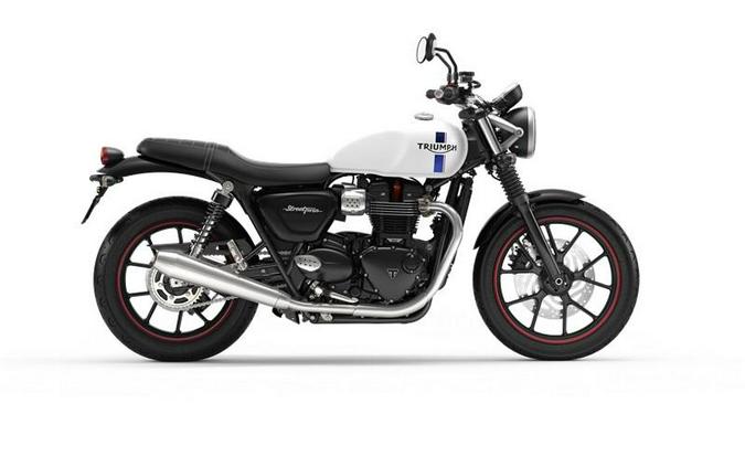 2018 Triumph Street Twin Crystal White