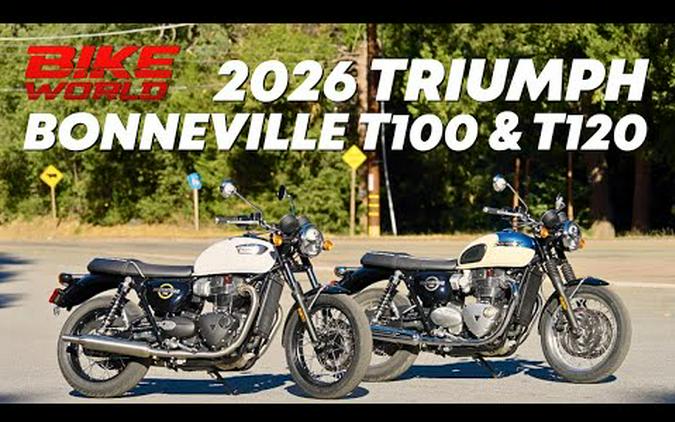 2026 TRIUMPH BONNEVILLE T100 & T120 | LAUNCH REVIEW