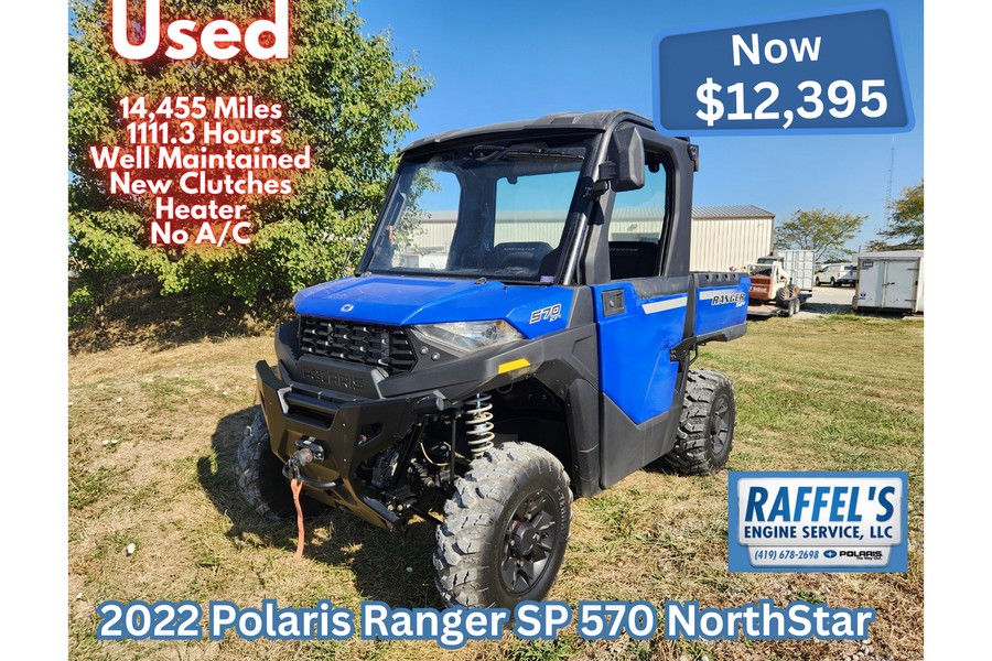 2022 Polaris Industries Ranger SP 570 NorthStar Polaris Blue