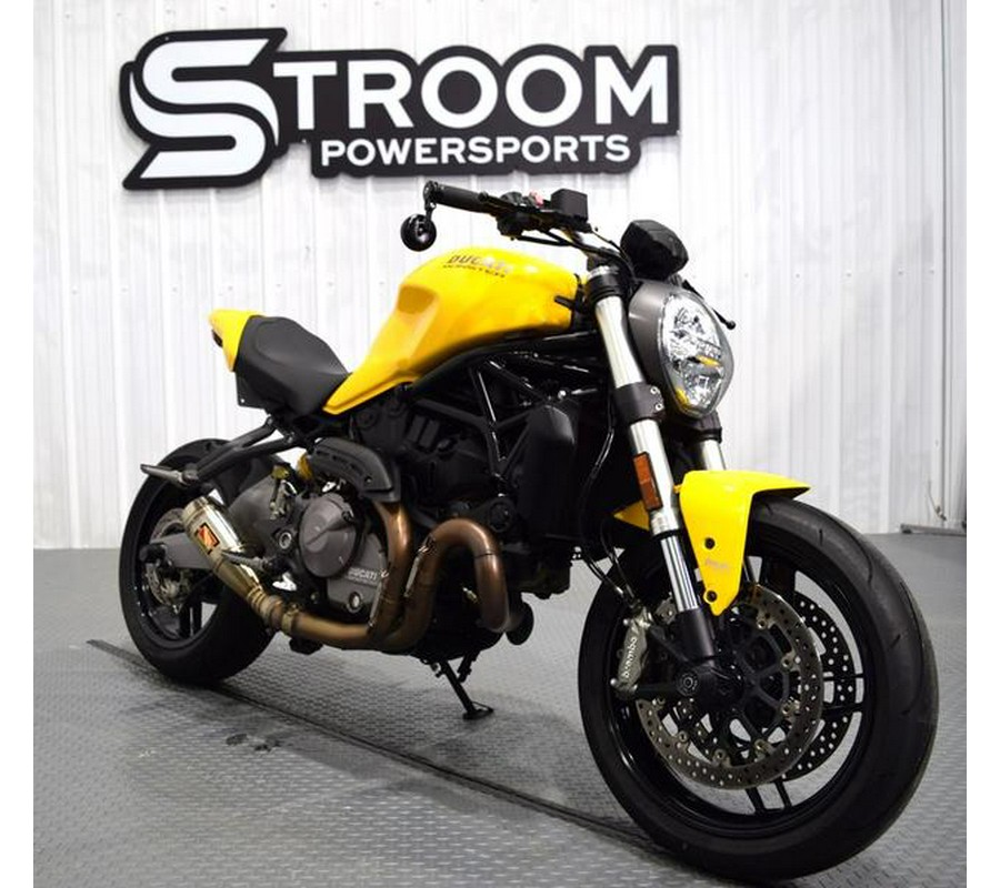 2018 Ducati Monster 821 Yellow