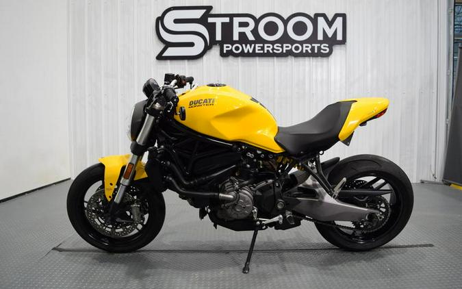 2018 Ducati Monster 821 Yellow