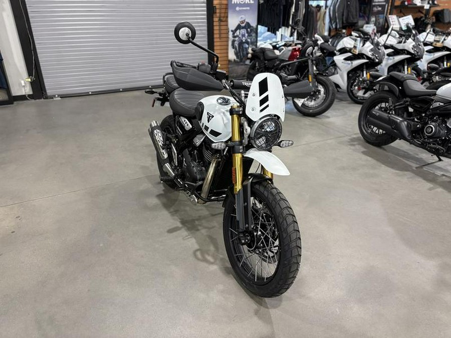 2026 Triumph Scrambler 400 XC Vanilla White