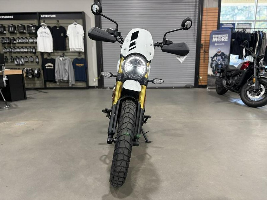 2026 Triumph Scrambler 400 XC Vanilla White