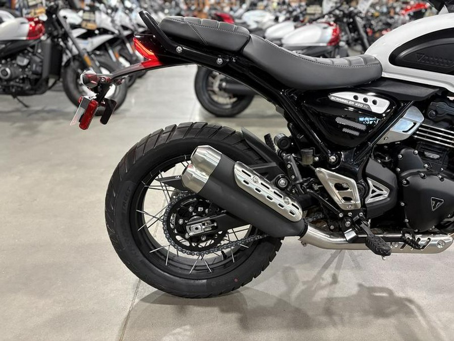 2026 Triumph Scrambler 400 XC Vanilla White