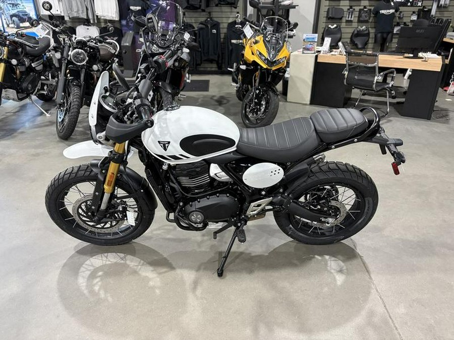 2026 Triumph Scrambler 400 XC Vanilla White