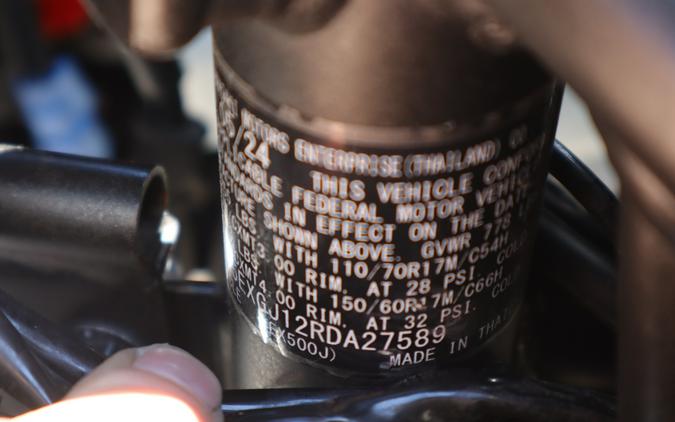 2024 Kawasaki Ninja 500 SE ABS