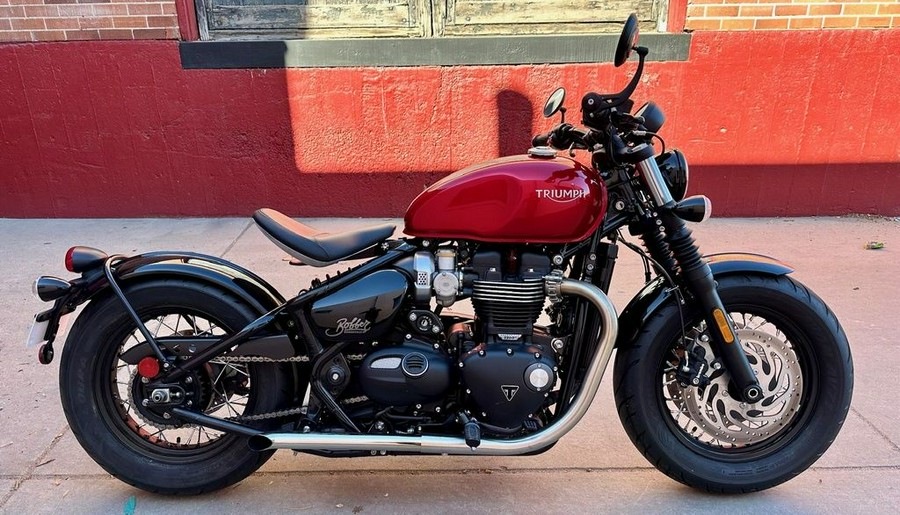 2023 Triumph Bonneville Bobber Red Hopper