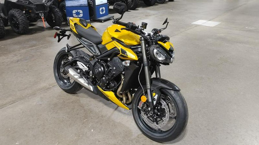 2024 Triumph Street Triple 765 RS Cosmic Yellow