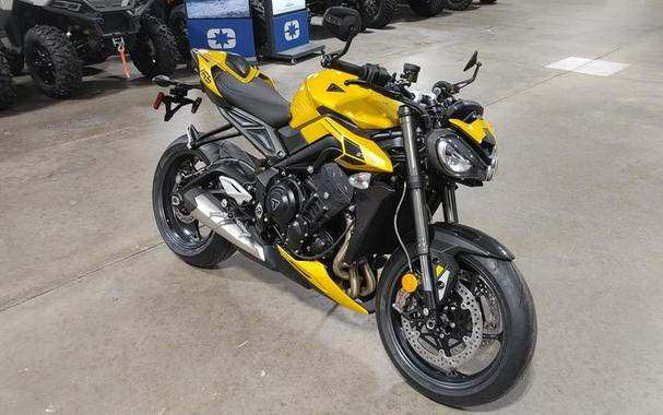 2024 Triumph Street Triple 765 RS Cosmic Yellow