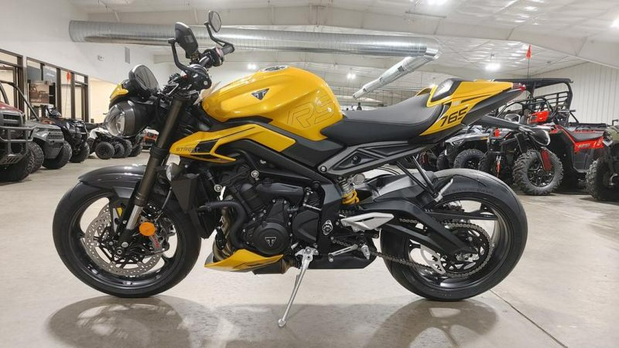 2024 Triumph Street Triple 765 RS Cosmic Yellow