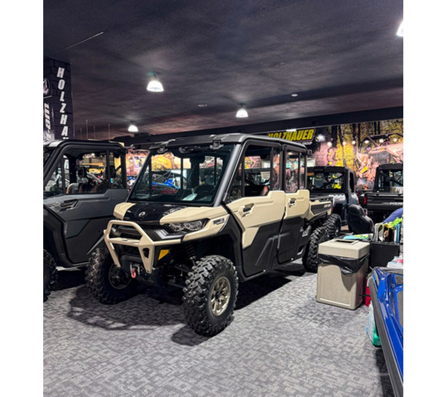 2024 Can-Am Defender MAX Limited HD10 Desert Tan & Timeless Bl