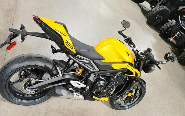 2024 Triumph Street Triple 765 RS Cosmic Yellow