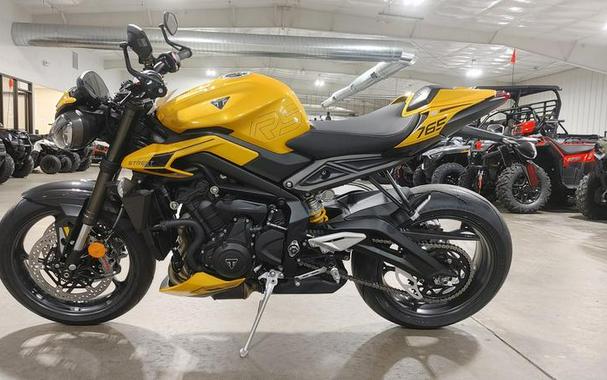 2024 Triumph Street Triple 765 RS Cosmic Yellow