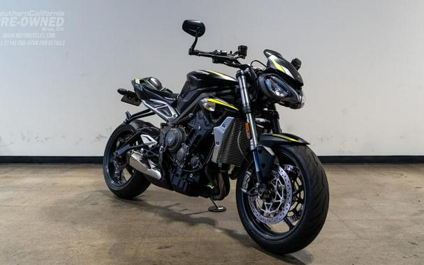 2022 Triumph Street Triple RS Matte Jet Black