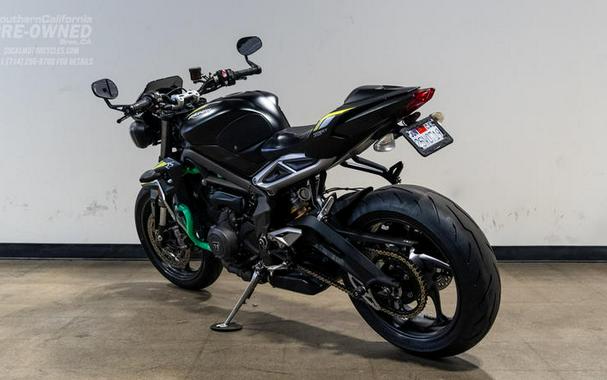 2022 Triumph Street Triple RS Matte Jet Black