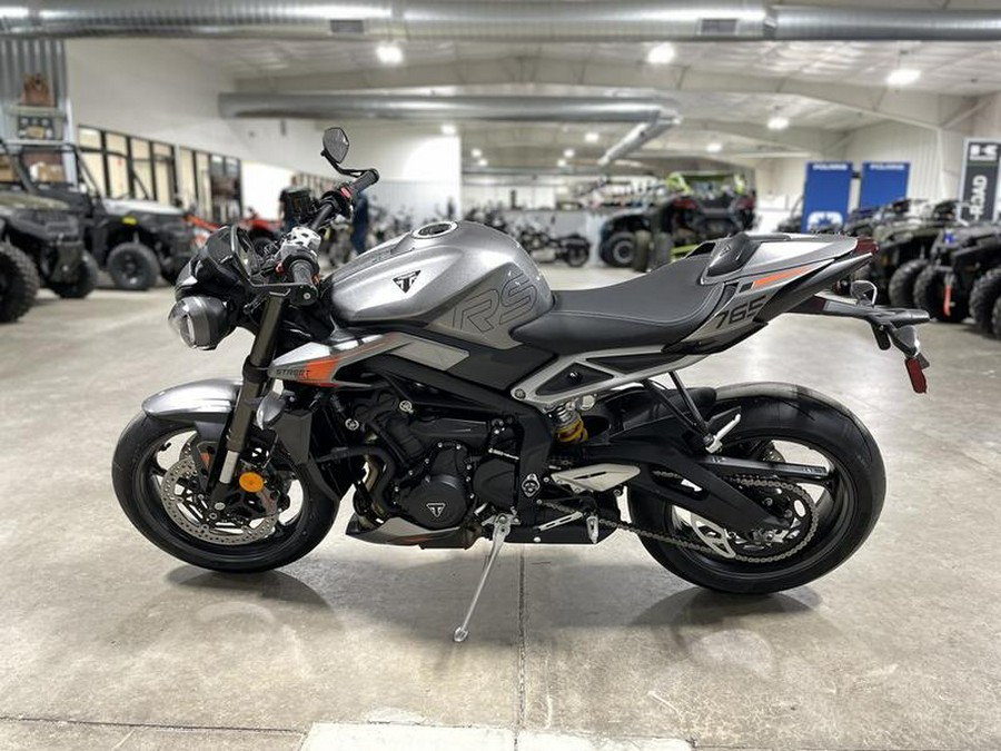 2024 Triumph Street Triple 765 RS Silver Ice