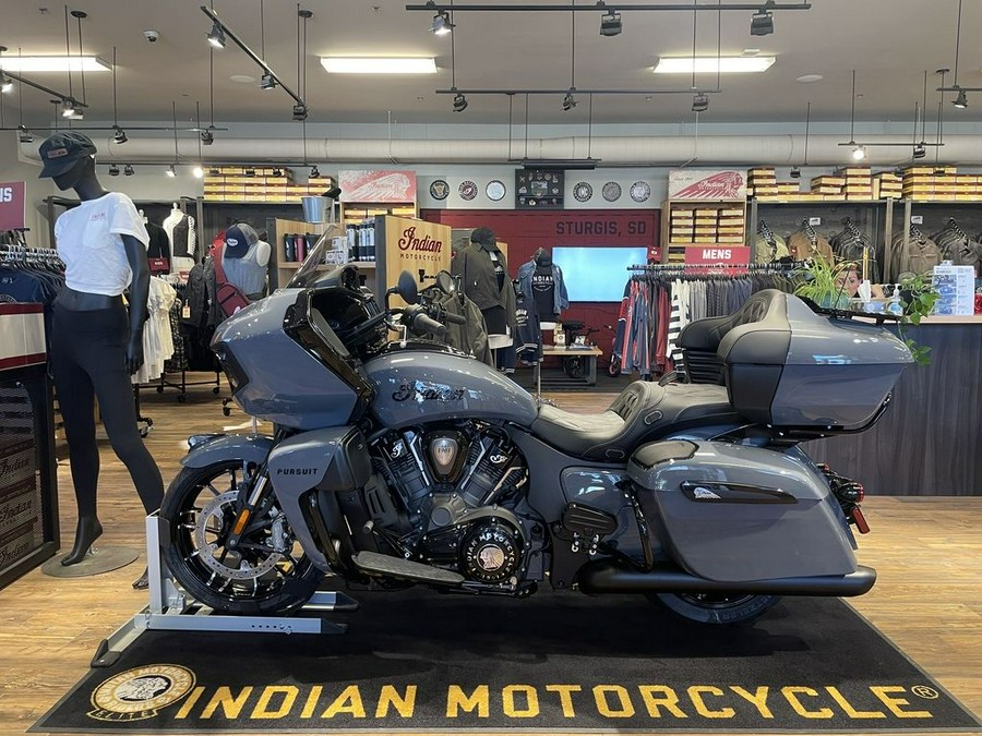 2024 Indian Motorcycle® Pursuit® Dark Horse® with PowerBand Audio Package Stealth Gray