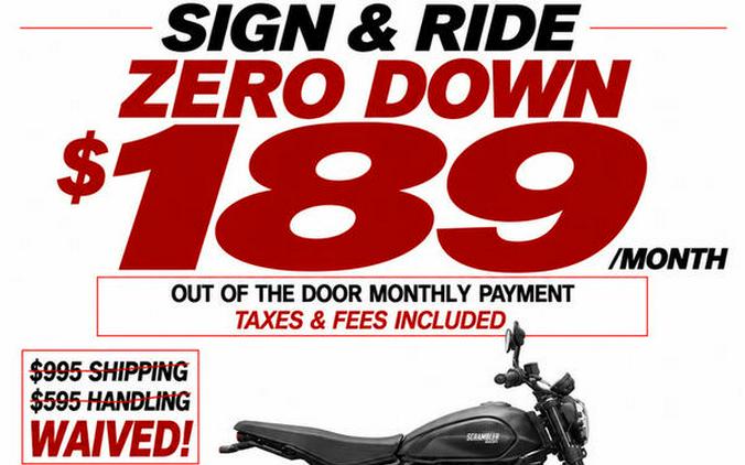2026 Ducati Scrambler Icon Dark Matte Black